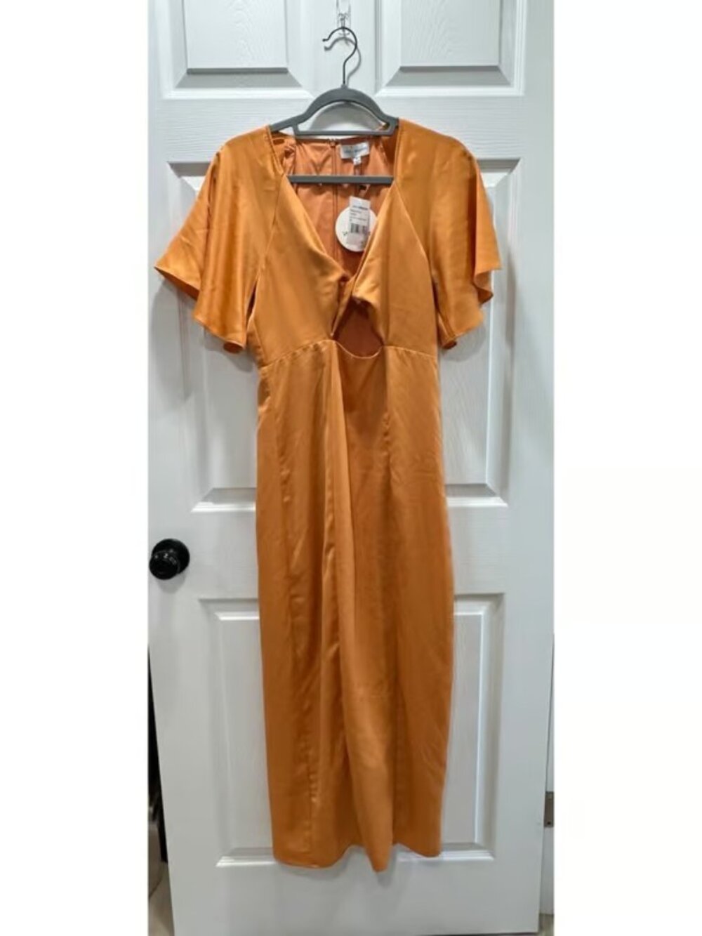Women's Lost + Wander Apricot Sunset Long Maxi Dress